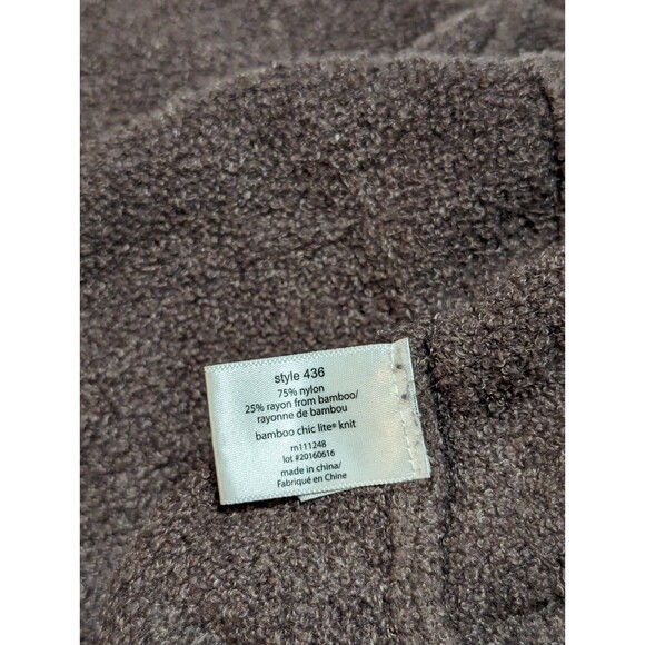 Barefoot Dreams CozyChic Lite Sz S / M Brown Open Front Duster Cardigan Sweater - Picture 4 of 4